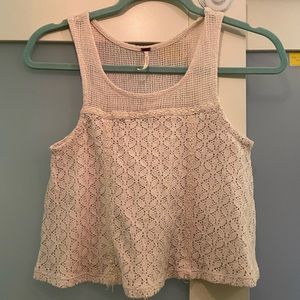Free People Crochet top
